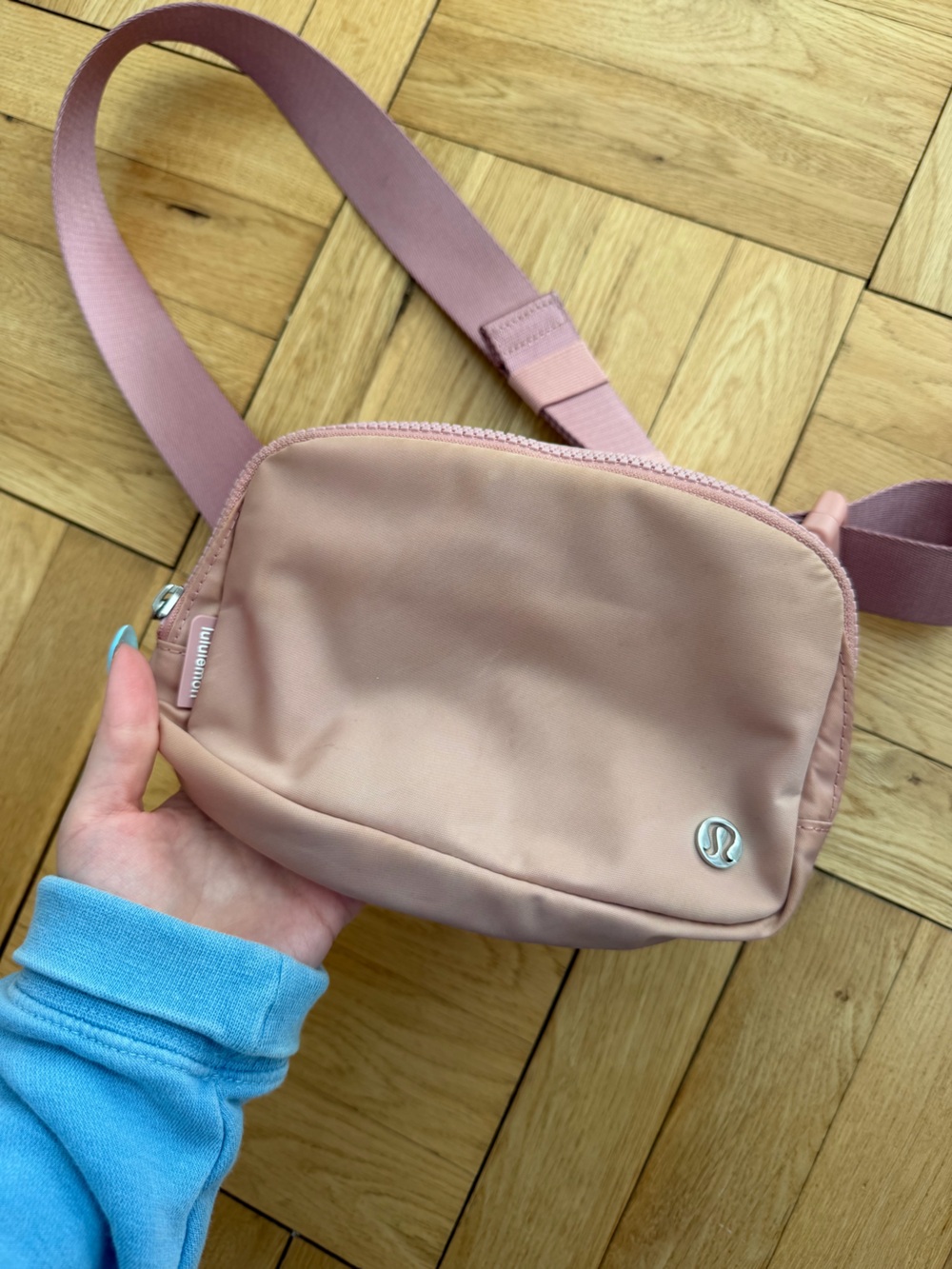 lululemon athletica Blush Pink Crossbody Belt Bag